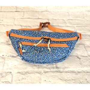 REI Trail Belt Bag Fanny Pack Travel Bag Hiking Outdoors Adjustable Blue Orange